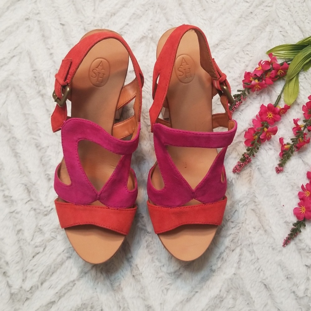 Ash Hysteria Suede Platform Sandals - Picture 4 of 7